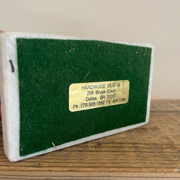 Wooden Sailboat Sculpture on Marble Base bookend - Picture 3 of 5